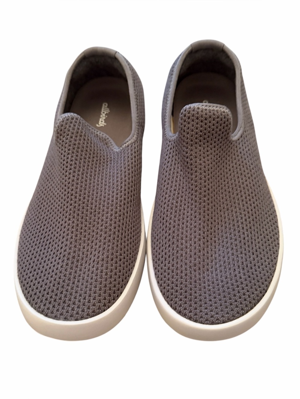 Allbirds Tree Loungers Men’s 9 Gray Slip On Sneakers Eucalyptus Knit Comfort